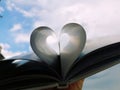 THE HEART OF THE BOOK Royalty Free Stock Photo