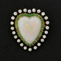 Heart Brooch Royalty Free Stock Photo