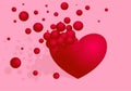 heart and buble valentine