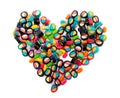 A heart of candy Royalty Free Stock Photo