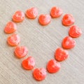 Heart candy Royalty Free Stock Photo