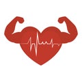 heart cardio with strong hands