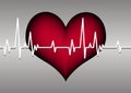 Heart and cardiogram