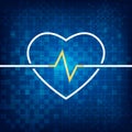 Heart Cardiograph Royalty Free Stock Photo