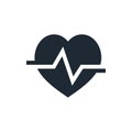 Heart cardiology icon