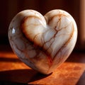 Heart carved from stone, hard and cold Royalty Free Stock Photo