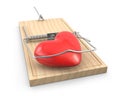 Heart caught in a mouse trap