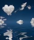 Heart Cloud Royalty Free Stock Photo