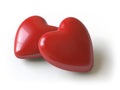 Heart collection - push here Royalty Free Stock Photo