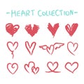 Heart Collection Royalty Free Stock Photo