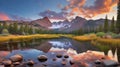 Serenity of the Colorado Wilderness Royalty Free Stock Photo