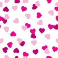 Heart confetti pattern