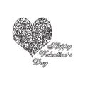 heart with congratulations icon. Element of valentine\'s day, wedding for mobile concept and web apps icon. Outline, thin line ico