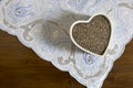 Heart container of Chia Seeds