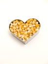 Heart of corn Royalty Free Stock Photo