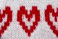 heart crochet and knitting cloth