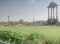 Heart of delhi indiagate Royalty Free Stock Photo