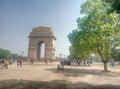 Heart of delhi indiagate Royalty Free Stock Photo