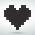 heart design icon isolated vector on a white backround