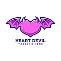 heart devil romance day evil relationship Royalty Free Stock Photo