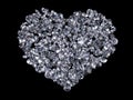 Heart of diamonds