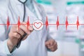 Heart disease diagnosis treatment concept Royalty Free Stock Photo