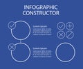 Heart diseases control infographic chart design element set