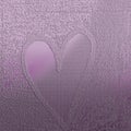 Heart embossed texture on background. Bright toned background with structured theme.