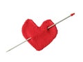 Heart with Eros' arrow