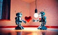 Heart Exchange Between Robots