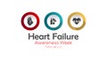 February is Heart Failure Awareness Week. Royalty Free Stock Photo