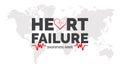 February is Heart Failure Awareness Week. Royalty Free Stock Photo