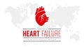February is Heart Failure Awareness Week. Royalty Free Stock Photo