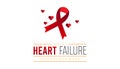 February is Heart Failure Awareness Week. Royalty Free Stock Photo