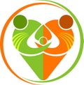 Heart family logo