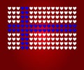 Heart Finland flag Love concept design Royalty Free Stock Photo