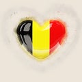 Heart with flag of belgium Royalty Free Stock Photo