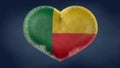 Heart of the flag of Benin.