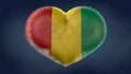 Heart of the flag of Guyana.