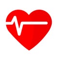 Heart flat icon