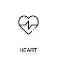 Heart flat icon