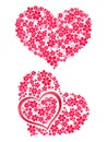 Heart flowers 3