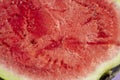 Heart of fresh cut watermelon, ready to eat, fruit of the summer Royalty Free Stock Photo