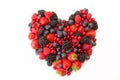 Heart of fruit