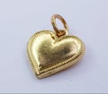 Heart of gold. Heart decoration. Valentine& x27;s day. Valentine.