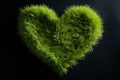 Heart grass. Generate Ai