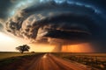 In the heart of the Great Plains, a formidable thunderstorm