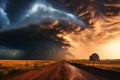 In the heart of the Great Plains, a formidable thunderstorm