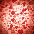 Heart grunge background