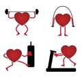 Heart in a gym